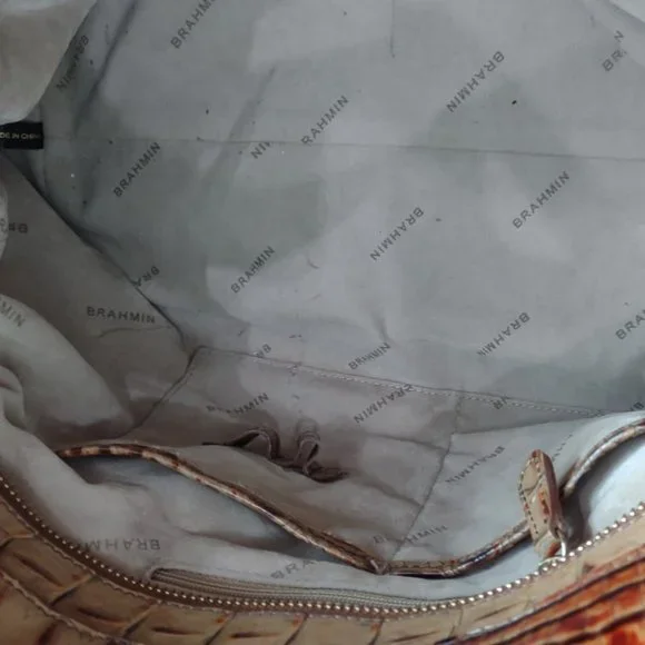 Brahmin 🌲Dagny Satchel Toasted Almond - Picture 5 of 11